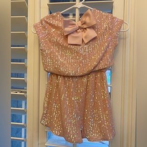 Bonnie Jean Girls sparkling pink sequins